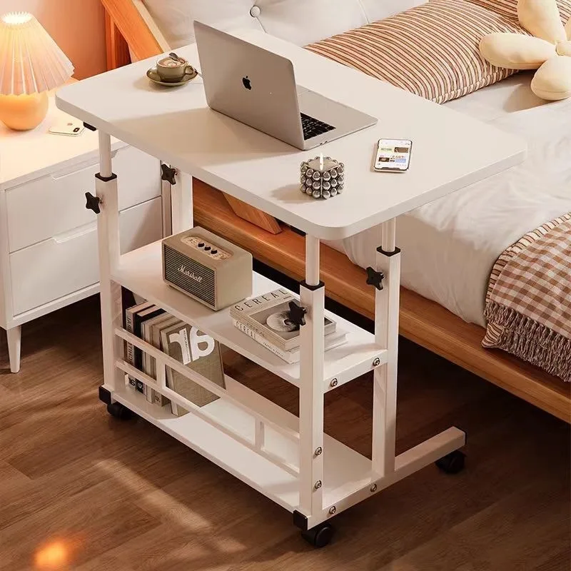 Desk Setup L Shaped - Bureau d'ordinateur mobile de chevet, idéal