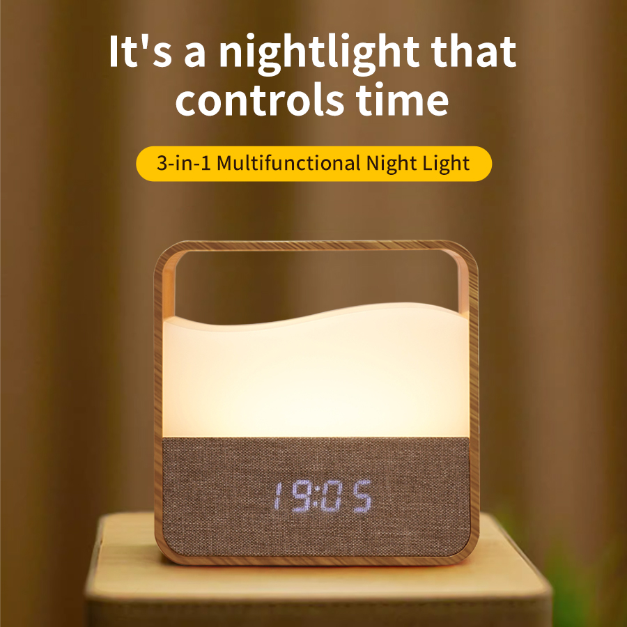 Veilleuse LED avec horloge num - Desk Setup Lamp avis et prix