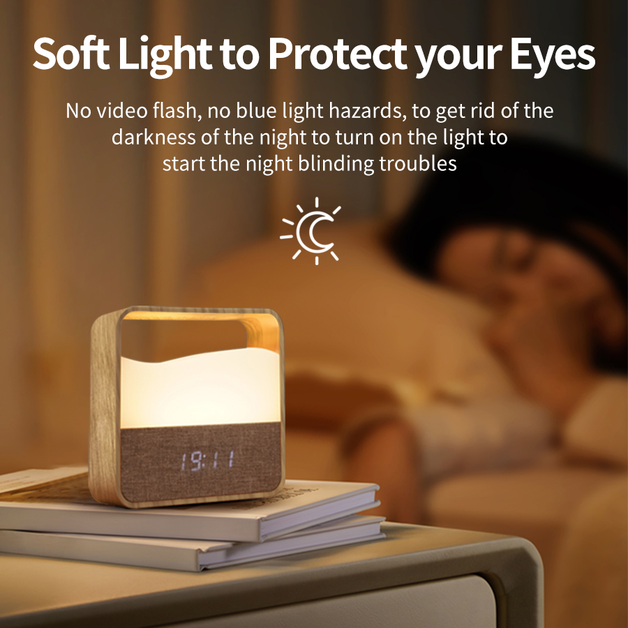 Veilleuse LED avec horloge num - Desk Setup Lamp avis et prix
