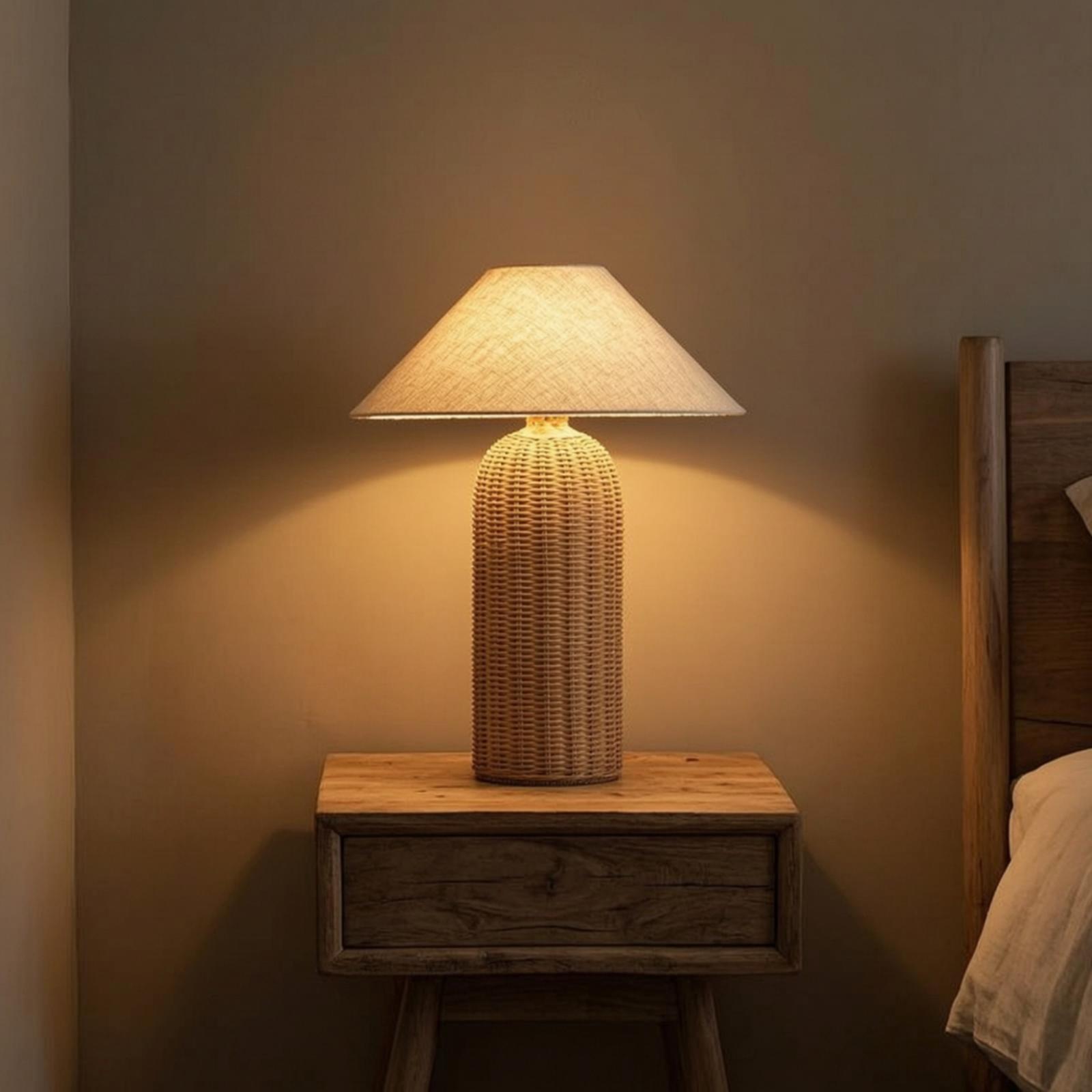 Lampe de chevet avec base en r - Desk Setup Lamp avis et prix